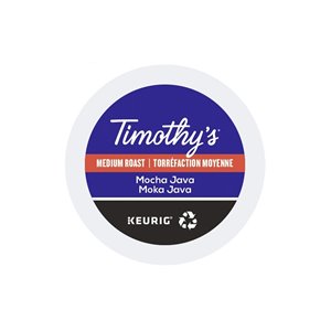 Ensemble de 96 capsules de café K-Cup par Keurig de Moka Java de Timothy's