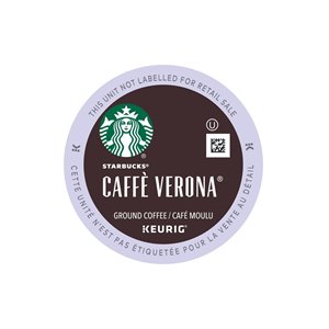 Ensemble de 96 capsules de café K-Cup par Keurig de Caffè Verona de Starbucks