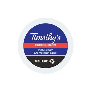 Ensemble de 96 capsules de café K-Cup par Keurig de Crème Irlandaise de Timothy's