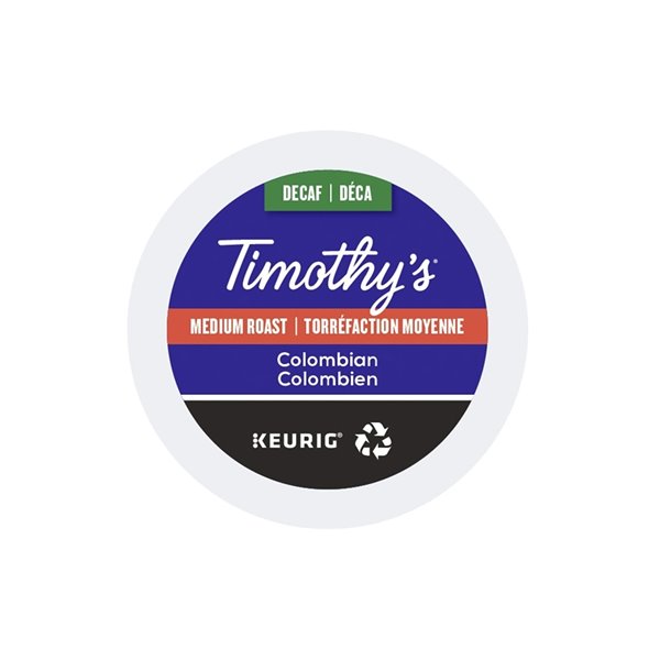 Keurig Timothy's Decaffeinated Colombian 96-Pack of K-Cup Coffee Pods