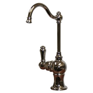 Whitehaus Collection Point Of Use 1-handle Deck Mount Low-Arc Handle/Lever Polished Chrome Residential Kitchen Faucet