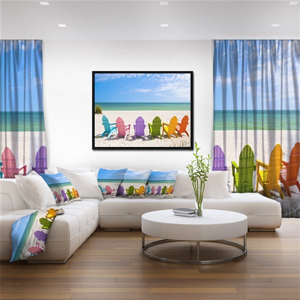 the beach furniture wall art