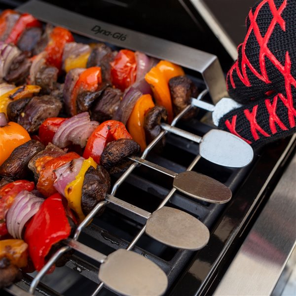 Dyna-glo 7-pack Stainless Steel Skewer