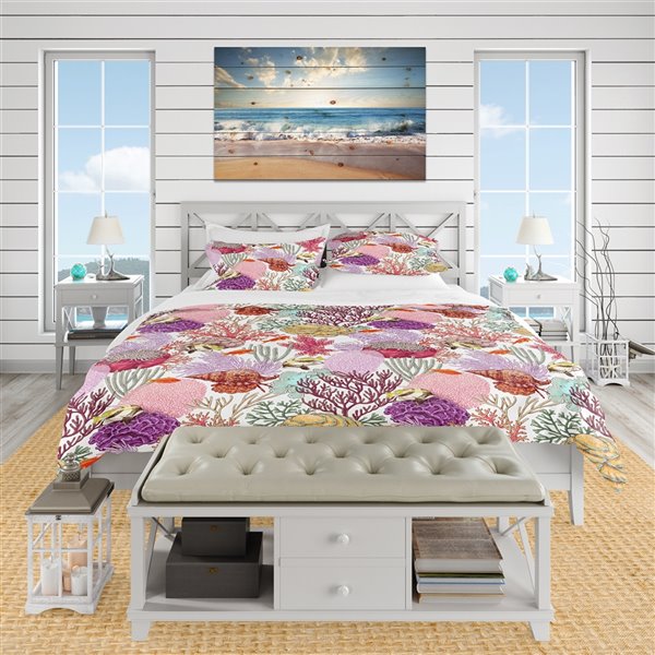 Coastal King Duvet Cover, Coastal King Bedroom Set