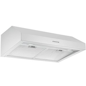 Ancona Ducted Under Cabinet Range Hood in Stainless Steel 440 CFM 3-Speed 30-in