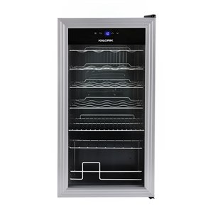Réfrigérateur à vin et à boissons 2-en-1 de Kalorik, 5,74 pi³, argent