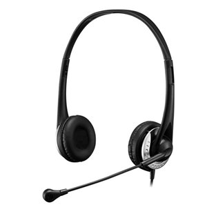 Casque d'écoute Xstream P2 avec microphone réglable et coussinets amovibles par Adesso