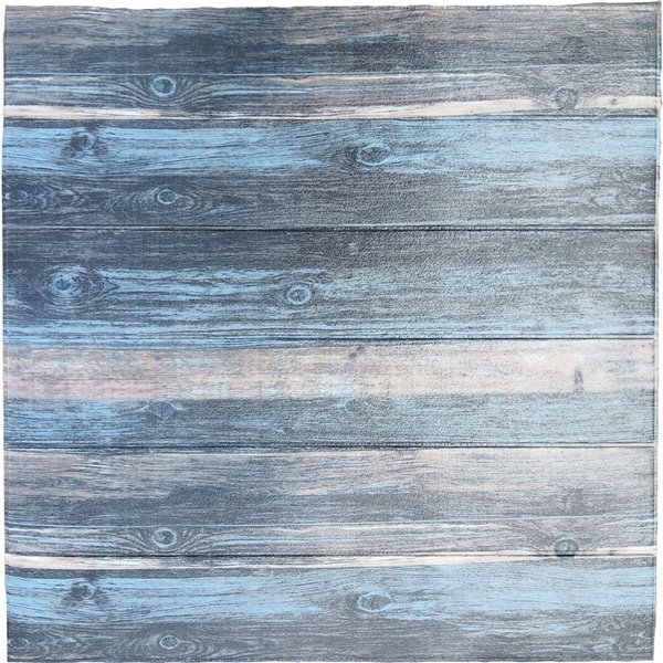 Charbon de bois Bleu Beige Faux bois auto-adhésif Panneau mural 3D