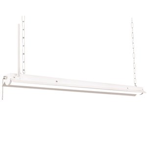 BAZZ 46-in White Integrated LED Linear Shop Light