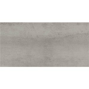 Surface Design 10-Pack Brushed Concrete 12-in x 24-in Satin Aluminum Travertine Self-Adhesive Tile