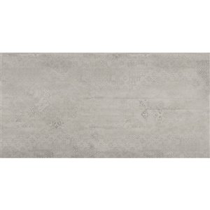 Surface Design 10-Pack Vintage Concrete 12-in x 24-in Satin Aluminum Self-Adhesive Tile
