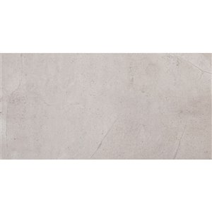 Tuile auto-adhésive en aluminium satiné de Surface Design, 12 po x 24 po, taupe Roma, 10 pièces