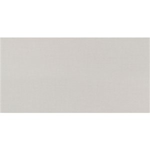 Tuile auto-adhésive en aluminium satiné de Surface Design, 12 po x 24 po, tissu écru, 10 pièces
