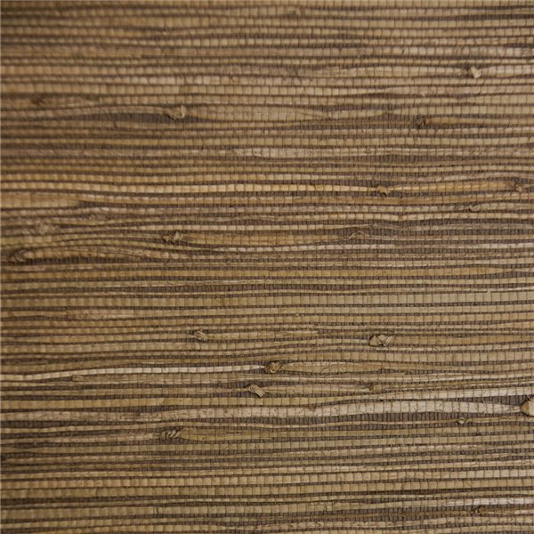 Dundee Deco Falkirk Elgin 54 Sq Ft Dark Brown And Beige Paintable Grasscloth 3d Unpasted Paste The Wall Wallpaper Rona