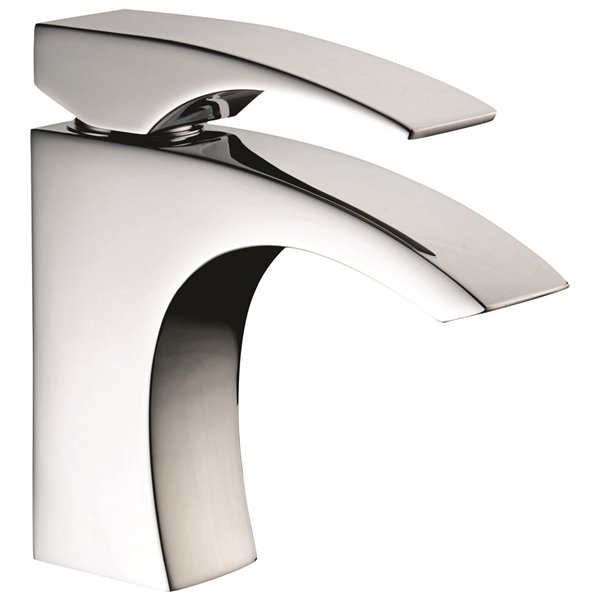 Agua Canada Rosana Chrome 1-handle Single Hole Bathroom Sink Faucet Deck Plate Included