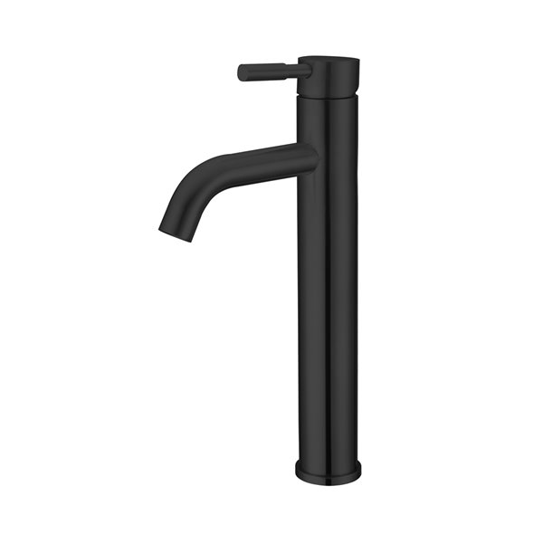 Agua Canada Romero Matte Black 1-handle Vessel Bathroom Sink Faucet ...