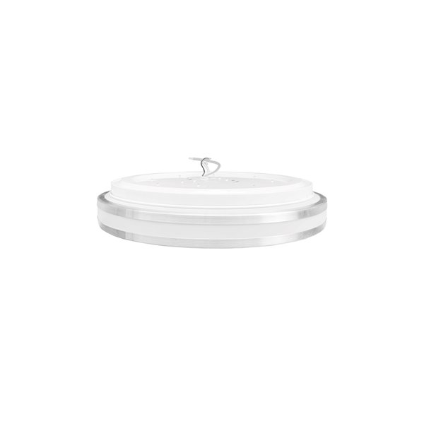 TorontoLed 16-in White Integrated LED Flush Mount Light