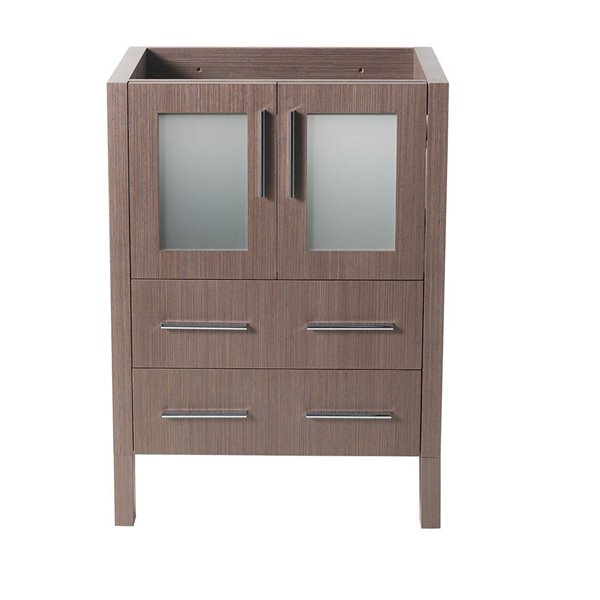 Fresca Torino 23.75-in Grey Oak Bathroom Vanity Cabinet