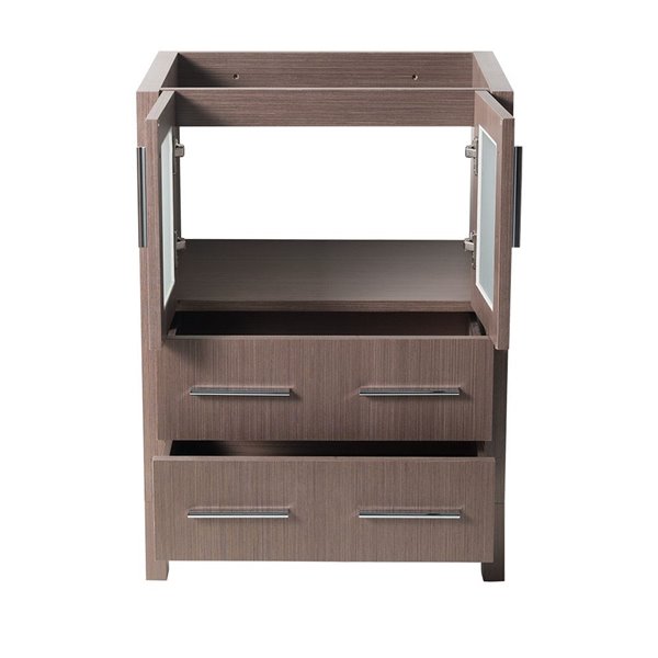 Fresca Torino 23.75-in Grey Oak Bathroom Vanity Cabinet