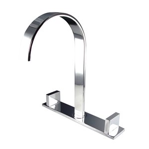 Fresca Sesia Chrome 1-handle Single Hole Watersense Labeled Bathroom Sink Faucet