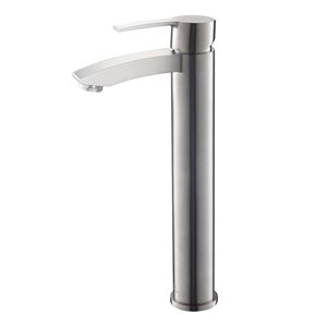 Fresca Livenza Brushed Nickel 1-handle Single Hole Watersense Labeled Bathroom Sink Faucet