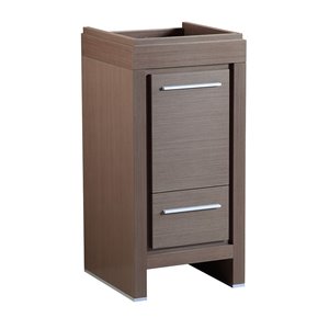 Fresca Allier 15.75-in Grey Oak Bathroom Vanity Cabinet