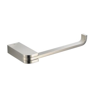 Fresca Solido Brushed Nickel Wall Mount Single Post Toilet Paper Holder