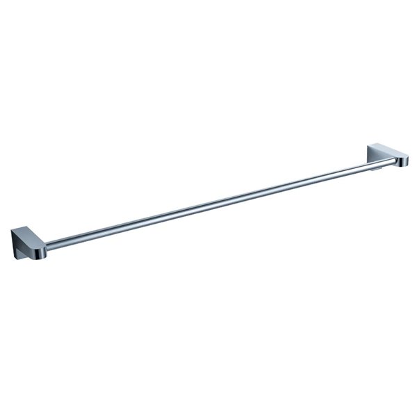 Fresca Generoso 24-in Polished Chrome Wall Mount Single Towel Bar