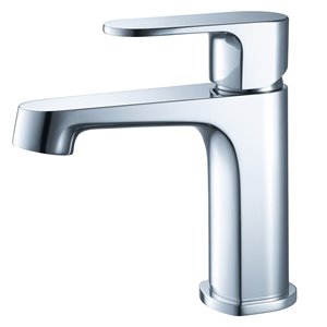 Fresca Gravina Chrome 1-handle Single Hole Watersense Labeled Bathroom Sink Faucet