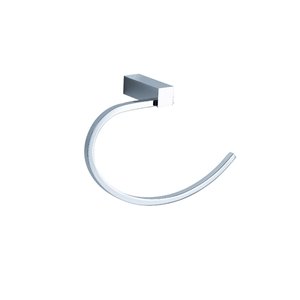 Fresca Magnifico Chrome Wall Mount Towel Ring in Chrome