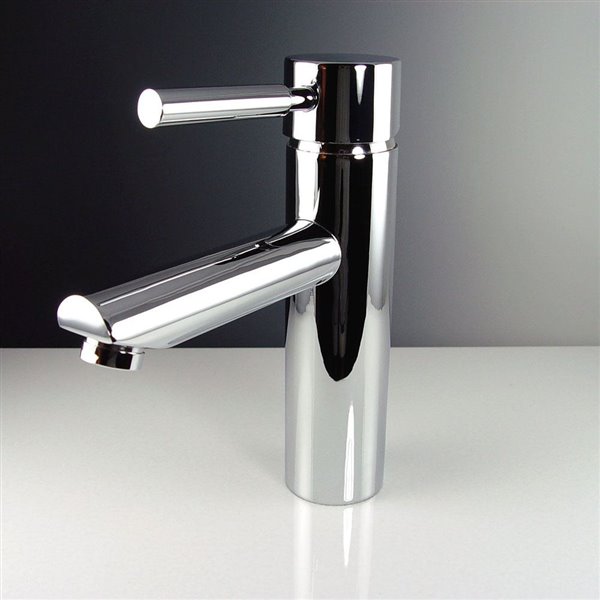 Fresca Tartaro Chrome 1-handle Single Hole Watersense Labeled Bathroom Sink Faucet