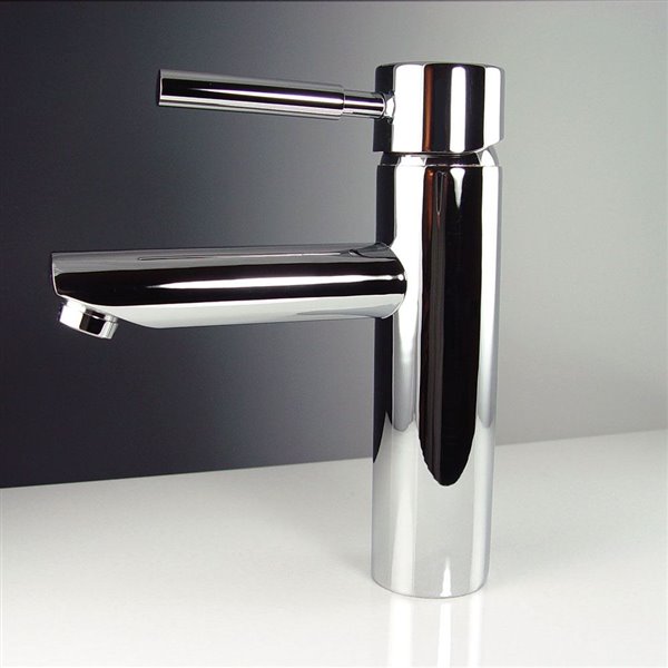 Fresca Tartaro Chrome 1-handle Single Hole Watersense Labeled Bathroom Sink Faucet