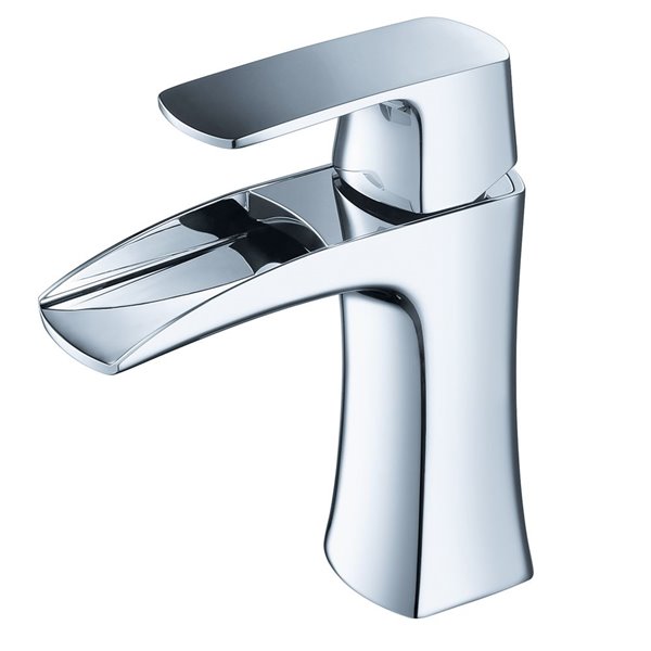 Fresca Fortore Chrome 1-handle Single Hole Watersense Labeled Bathroom Sink Faucet