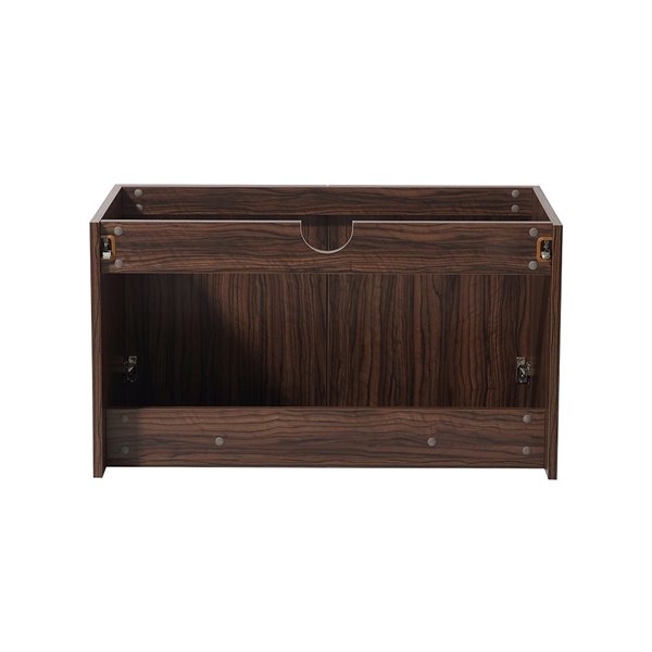 Fresca Vista 29.3-in Walnut Bathroom Vanity Cabinet