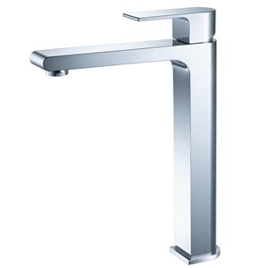 Fresca Allaro Chrome 1-handle Single Hole Watersense Labeled Bathroom Sink Faucet