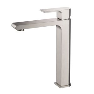 Fresca Allaro 1-handle Single Hole Watersense Labeled Bathroom Sink Faucet - Brushed Nickel