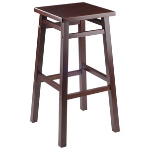 Winsome Wood Carter Walnut  (27-in to 35-in) Bar Stool