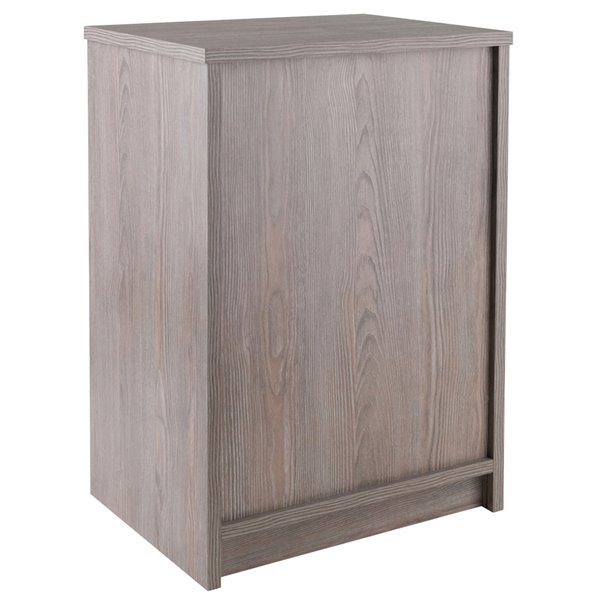 Winsome Wood Rennick Ash Gray Wood Rectangular End Table