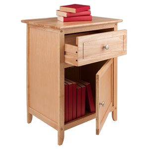 Table d'appoint en bois Eugene, rectangulaire, par Winsome Wood