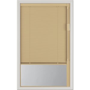 Blink Enclosed  Premium Colour Sand Blinds Low-E Door Glass 22-in x 36-in x 1-in