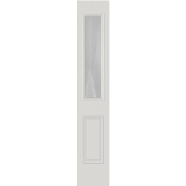 Chinchilla Low-E Decorative Door Glass 8-in x 36-in x 1-in Door Glass