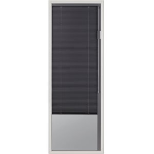 Blink Enclosed  Blinds - Premium Colour Slate Gray Blinds Low-E Door Glass 20-in x 64-in x 1-in