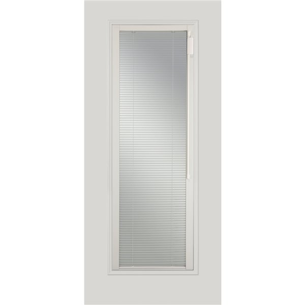 Blink Enclosed Blinds - White Low-E Door Glass 22-in x 64-in x 1-in