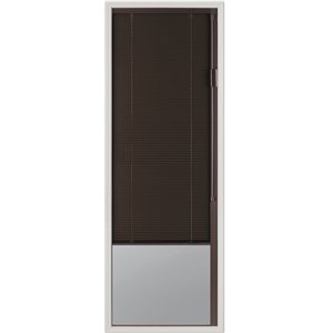 Blink Enclosed  Blinds - Premium Colour Espresso Blinds Low-E Door Glass 22-in x 64-in x 1-in