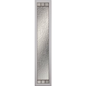 Jardin Low-E Argon Glass with Satin Nickel Caming 8-in x 64-in x 1-in Sidelight