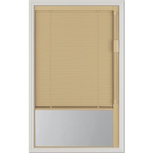 Blink Enclosed Blinds - Premium Colour Sand Blinds Low-E Door Glass 20-in x 36-in x 1-in