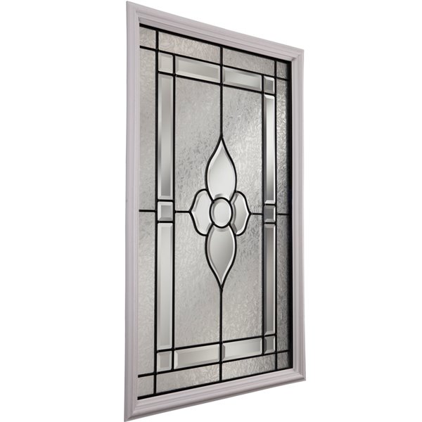 ODL Nouveau 22 x 36 x 1-in Patina Caming Low-E Argon Glass Sidelight