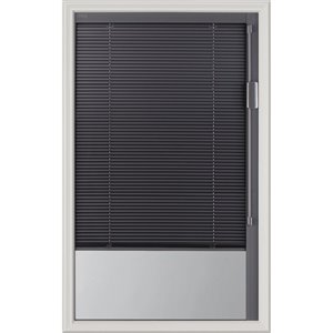 Blink Enclosed  Blinds - Premium Colour Slate Gray Blinds Low-E Door Glass 20-in x 36-in x 1-in