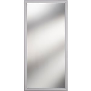 1-Lite Clear Low-E Glass 22-in x 48-in x 1-in with White Frame