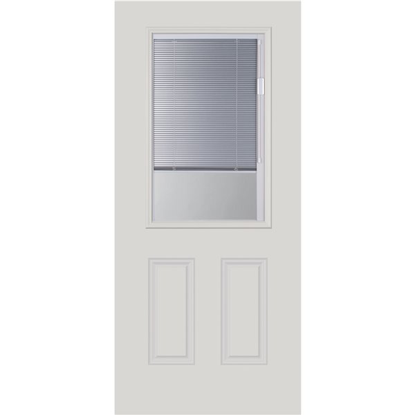 Blink Enclosed  Blinds - Premium Colour Silver Moon Blnds Low-E Door Glass 20-inx 36-in x 1-in